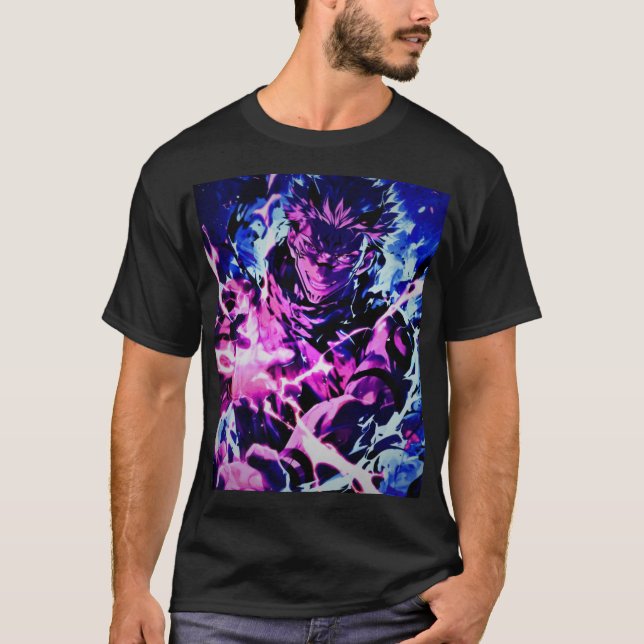 Camiseta "Epic Anime Art: Signature Impressão Tee" (Frente)