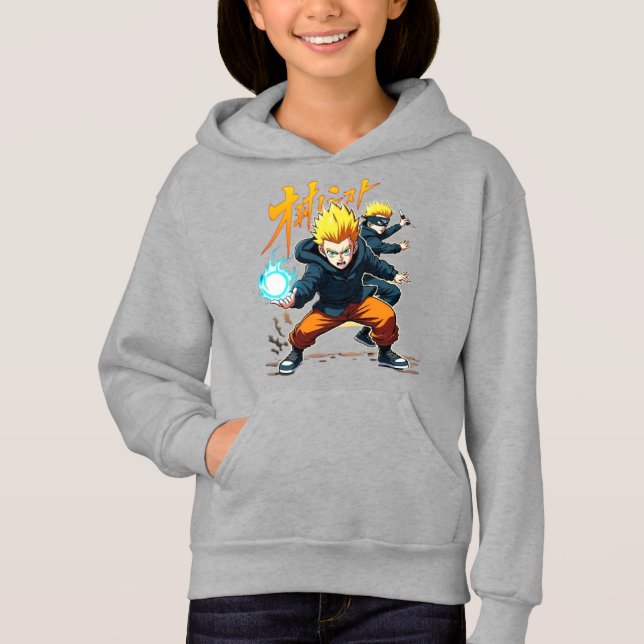 Camiseta Epic Anime Warrior - Superpotência com Pacote de A (Frente)