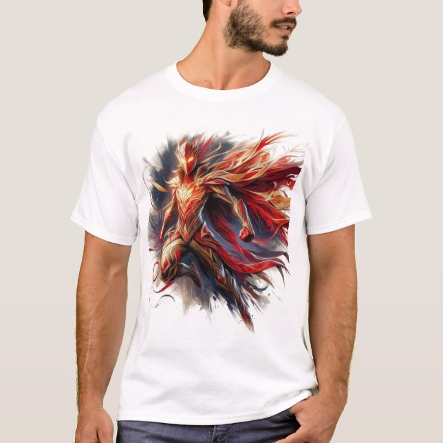 Camiseta Epic BrushAVE Super-herói: Desenho Artístico De Ca (Frente)