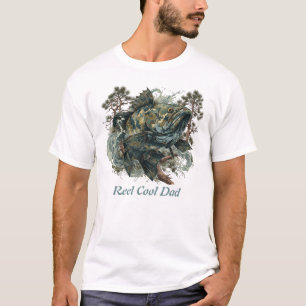 Camiseta Epic Camo Catfish Flatão ao ar livre Pai do pescad