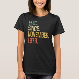 Camiseta Epic Da Vintage Com 43 Anos Desde Novembro De 1979