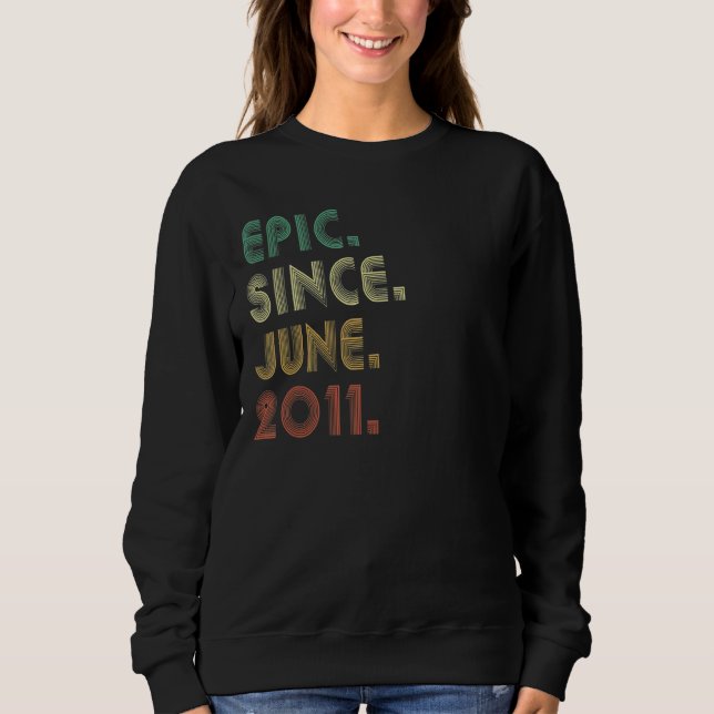 Camiseta Epic De 11 Anos Desde Junho De 2011, 11, Aniversár (Frente)