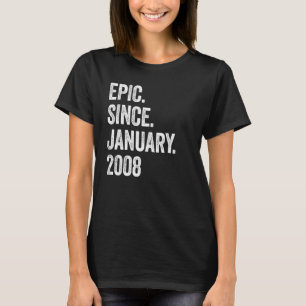Camiseta Epic De 15 Anos Desde Janeiro De 2008 15