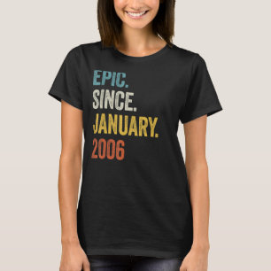 Camiseta Epic De 17 Anos Desde Janeiro De 2006 17.º Anivers