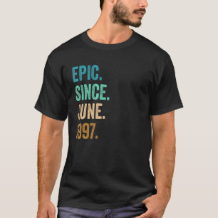 Camiseta Epic De 25 Anos Desde O Aniversário De 25 De Junho