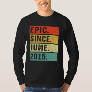 Camiseta Epic De 7 Anos Desde O Aniversário De 7 De Junho D