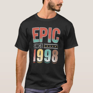 Camiseta Epic De Aniversário De 25 De 25 Anos Desde 1998