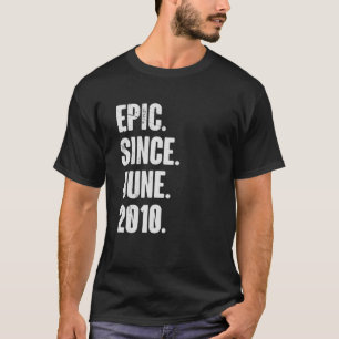 Camiseta Epic De Aniversário Do 12 De 12 Anos Desde Junho D