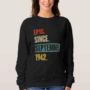 Camiseta Epic De Baios De Aniversário De 80 De 80 Anos Desd