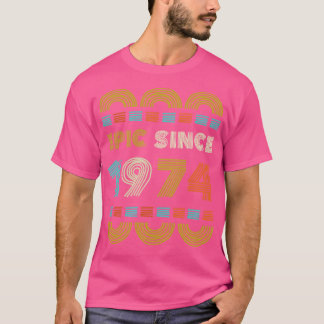 Camiseta Epic Desde 1974, Nascimento Da Família BayGift