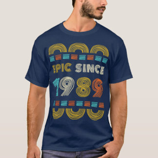 Camiseta Epic Desde 1989, Nascimento Da Família BayGift