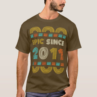 Camiseta Epic Desde 2011 Aniversário Da Família BayGift