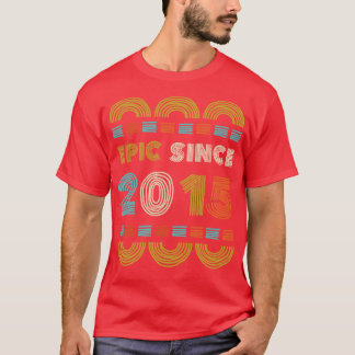 Camiseta Epic Desde 2015 Aniversário Da Família BayGift