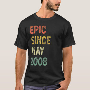 Camiseta Epic Desde Abril De 2008, 14 Anos De 14 Nascimento