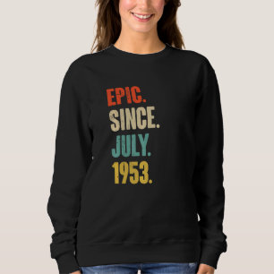 Camiseta Epic desde julho de 1953 69 anos 69 anos