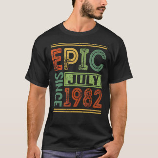 Camiseta Epic Desde Julho De 1982 40 Aniversário - Roupa Ep