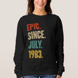 Camiseta Epic Desde julho de 1983, 39 anos, desde o 39.º na