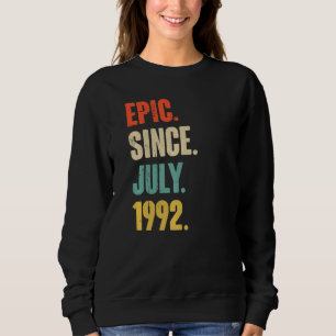 Camiseta Epic Desde Julho De 1992, aniversário de 30 anos D