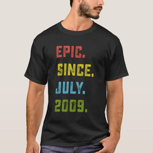 Camiseta Epic Desde julho de 2009 14 14 (Frente)