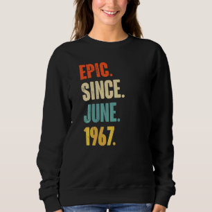 Camiseta Epic Desde Junho De 1967 55 Anos 55 Anos