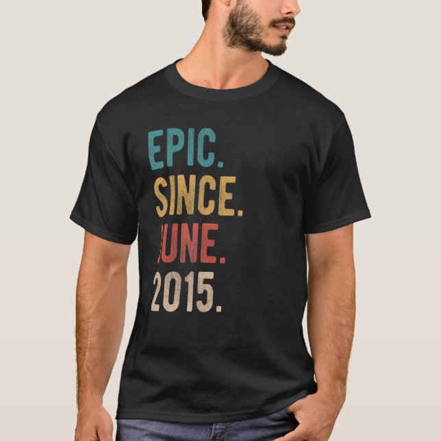 Camiseta Epic Desde Junho De 2015, Aos 7 Anos De 7 De Anive (Frente)