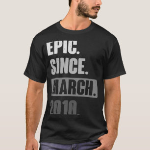 Camiseta Epic Desde Março De 2010, Aniversário Da 13