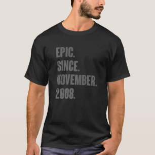 Camiseta Epic Desde Novembro De 2008, Aniversário De 14 de 
