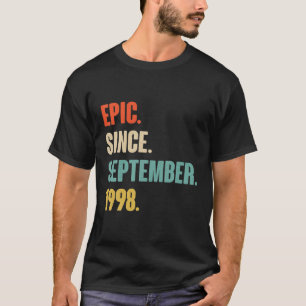 Camiseta Epic Desde O Aniversário De Setembro De 1998 - Pr
