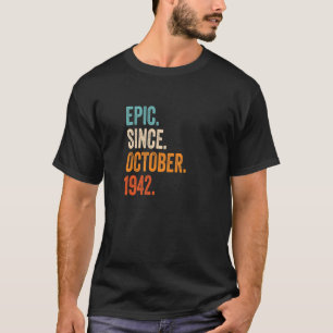 Camiseta Epic Desde Outubro De 1942 - Aniversário De 80