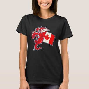 Camiseta Epic Dragon com bandeira canadense