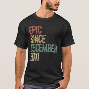 Camiseta Epic Engraçado Desde dezembro de 2011 9 Presente d