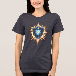 Camiseta Epic Fantasy Shield with Radiant Energy Burst – Ma