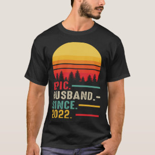 Camiseta Epic Husband Desde 2022 Feliz Aniversário