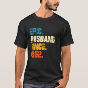 Camiseta Epic Husband Desde o aniversário de casamento de 7