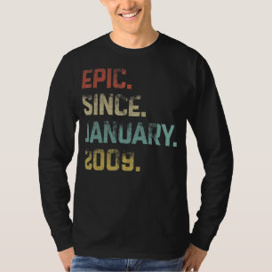 Camiseta Epic Incrível De 14 Anos Desde Janeiro De 2009 14