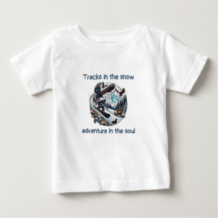 Camiseta Epic Snowy Mountain Adventures com animais selvage