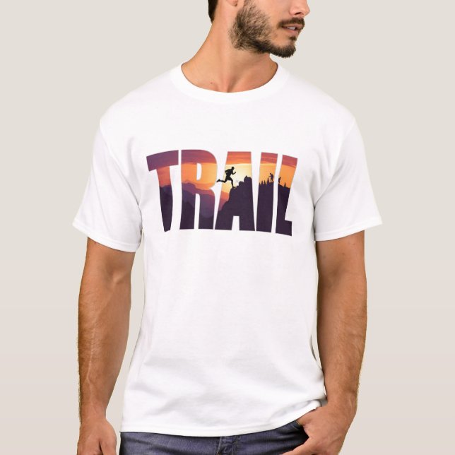 Camiseta Epic TRAIL Mountain Silhouette Graphics (Frente)