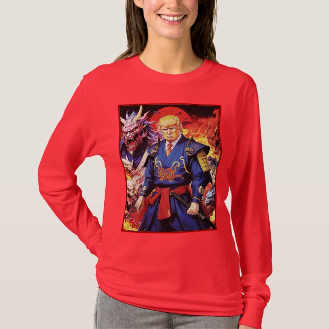 Camiseta Epic Trump Samurai Anime (Frente)