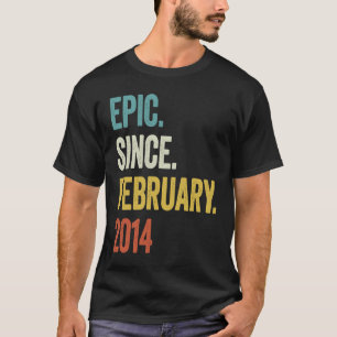 Camiseta Épica De 9 Anos Desde Fevereiro De 2014 9º Anivers