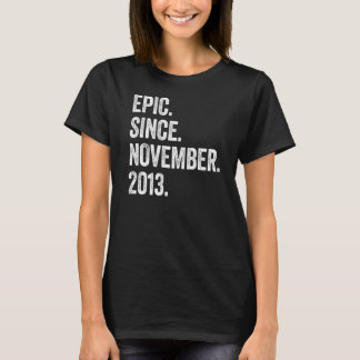 Camiseta Épica De 9 Anos Desde Novembro De 2013 9º Aniversá