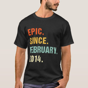 Camiseta Épica De Nono Aniversário Desde Fevereiro De 2014,