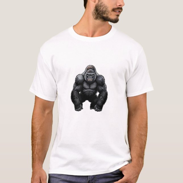 Camiseta Épica do Gorila Silverback | Triple Verte (Frente)
