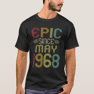 Camiseta Épica Engraçada Desde Maio De 1968 54º Anivers