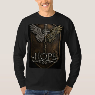 Camiseta Épica Fantasia Crista Esperança Vintage Asa Estilo