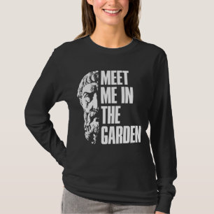 Camiseta Epicurus Me Encontraram No Hedonista Do Jardim
