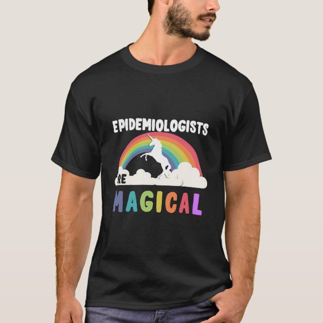 Camiseta Epidemiologistas São Magnéticos (Frente)