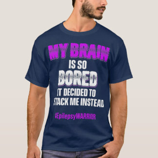 Camiseta Epilepsia Ataque de Sensibilização Guerreiro Epilé