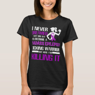Camiseta epilepsia chutando mulheres guerreiras