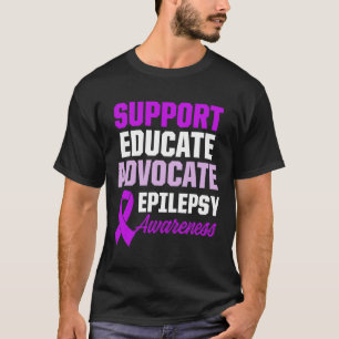 Camiseta Epilepsia Consciência Epiléptica Sobrevivência Gue