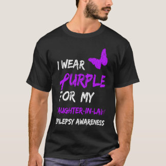 Camiseta Epilepsia Eu Visto Roxo Para Minha Filha Na Bíblia